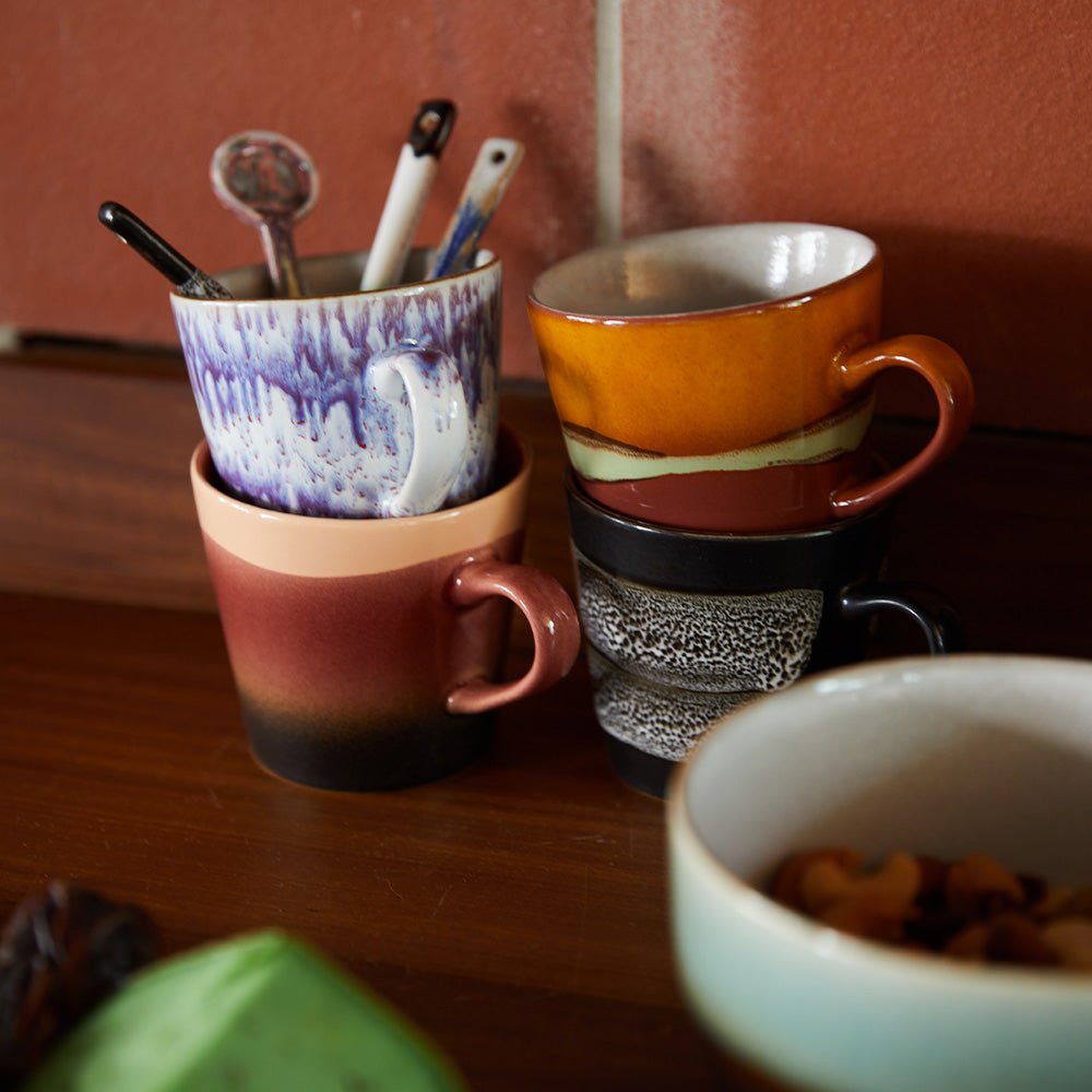 70s Ceramics Americano Mugs Friction (set of 4)