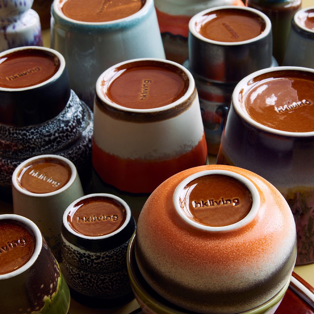 70s Ceramics Ristretto Mugs Solar (Set of 4)