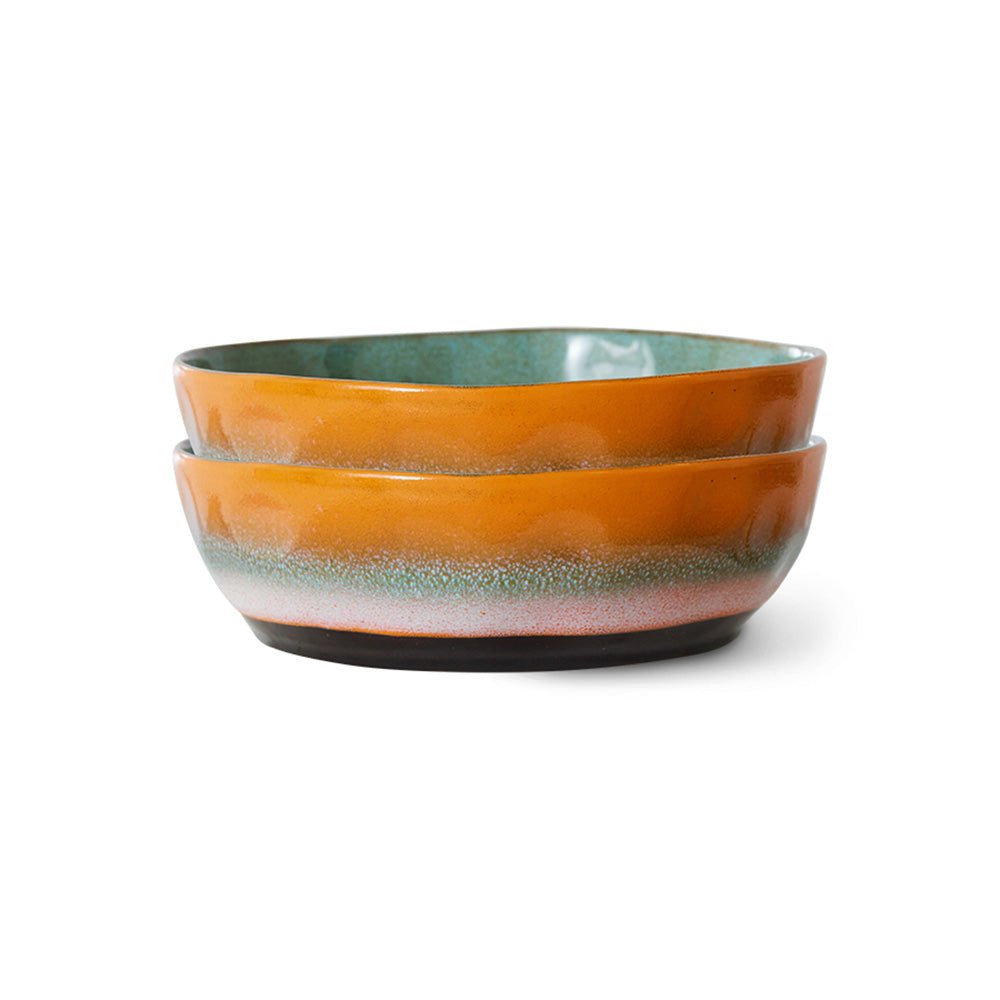 70s Ceramics Bowl Golden Hour