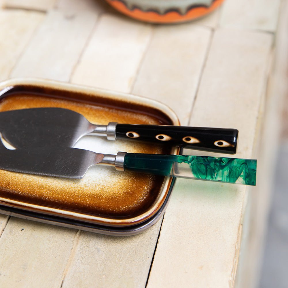 70s Ceramics Small Tray Mojave Black