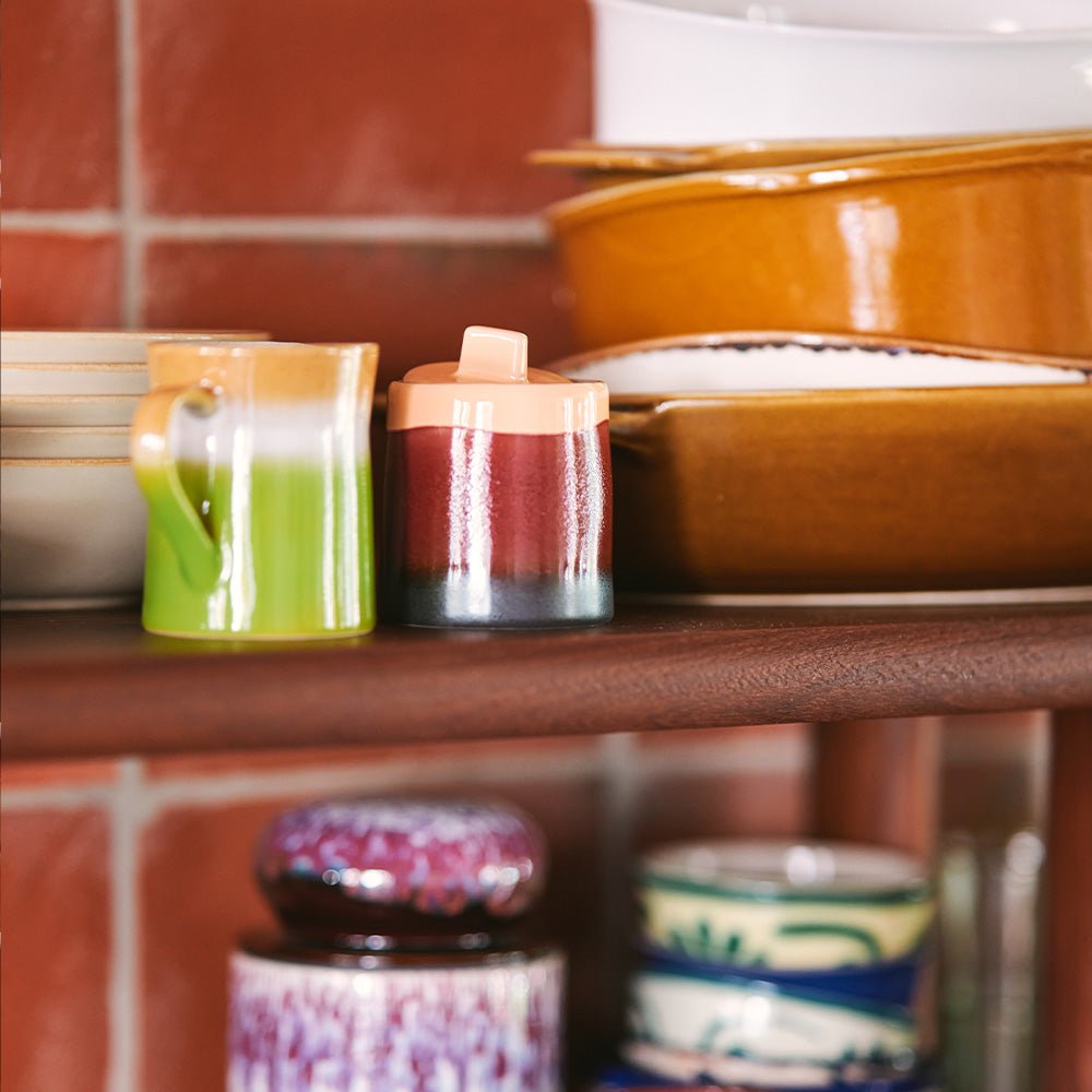 70s Ceramics Milk Jug & Sugar Pot Foreland