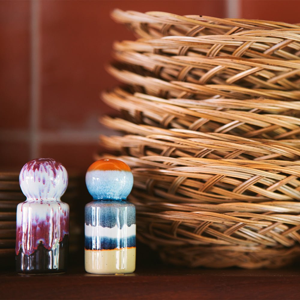 70s Ceramics Pepper & Salt Jar Stargaze