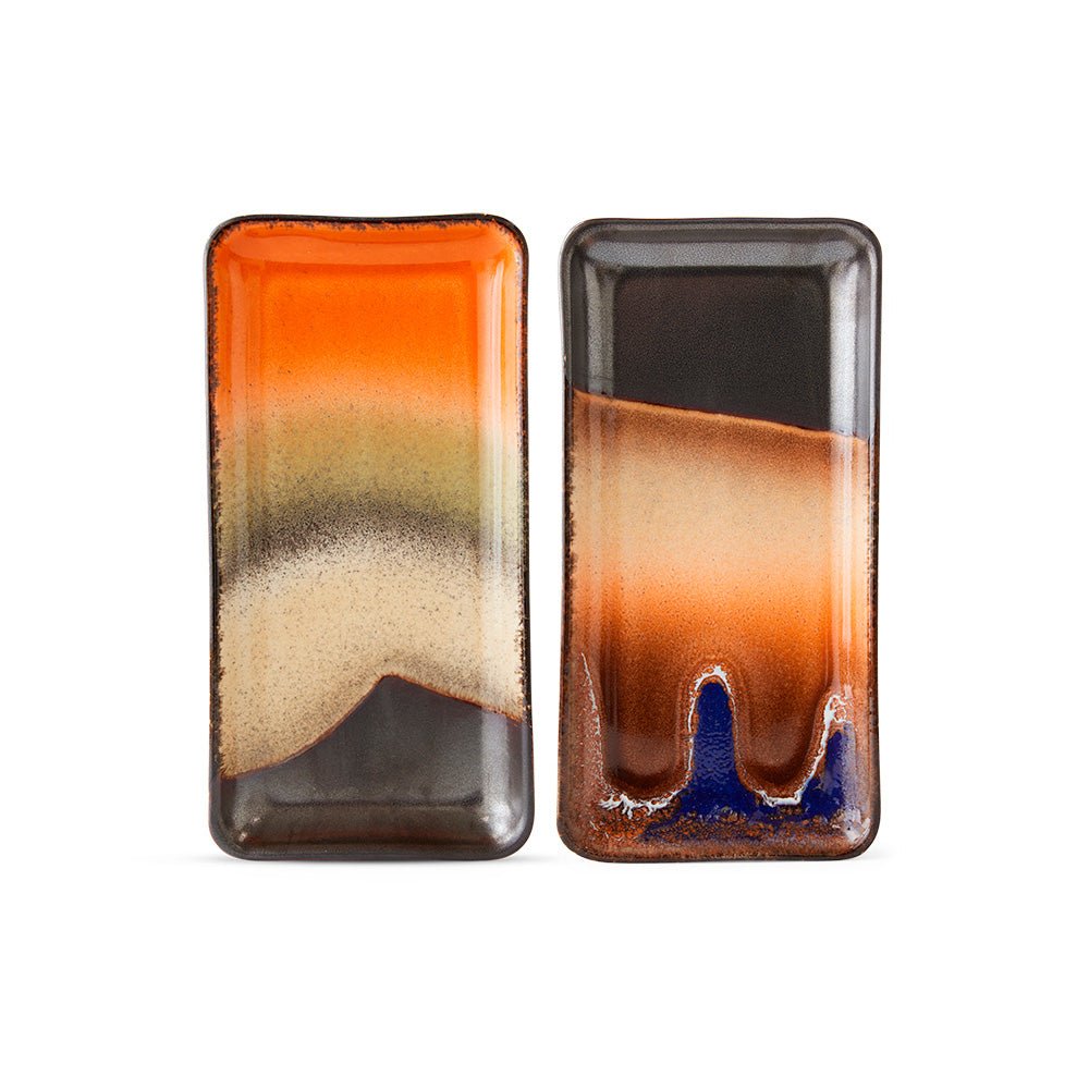 70s Ceramics Small Trays Twenty Four Hours A