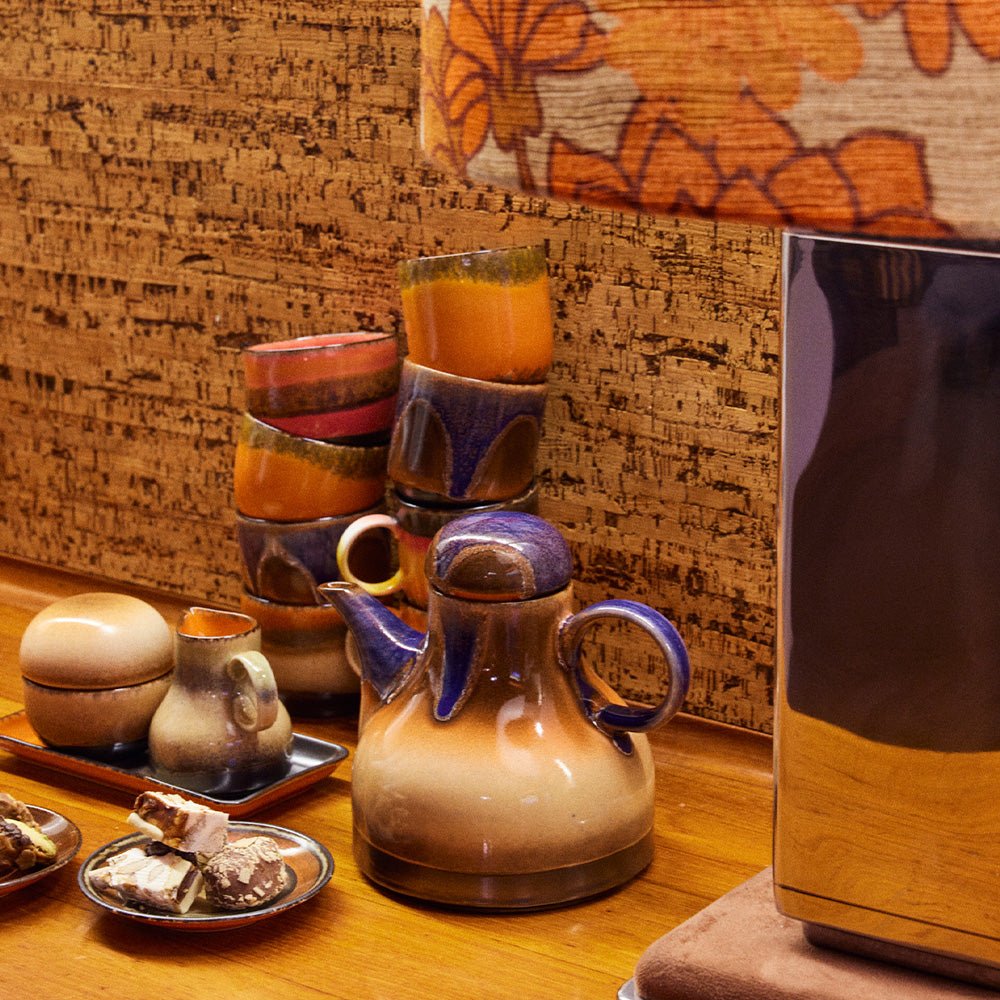 70s Ceramics Coffe Cups Java (Set of 4)