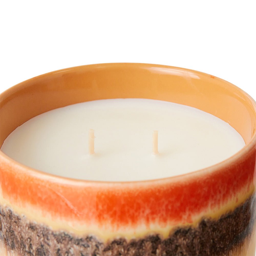 70s Ceramics: Scented Candle - Tulum