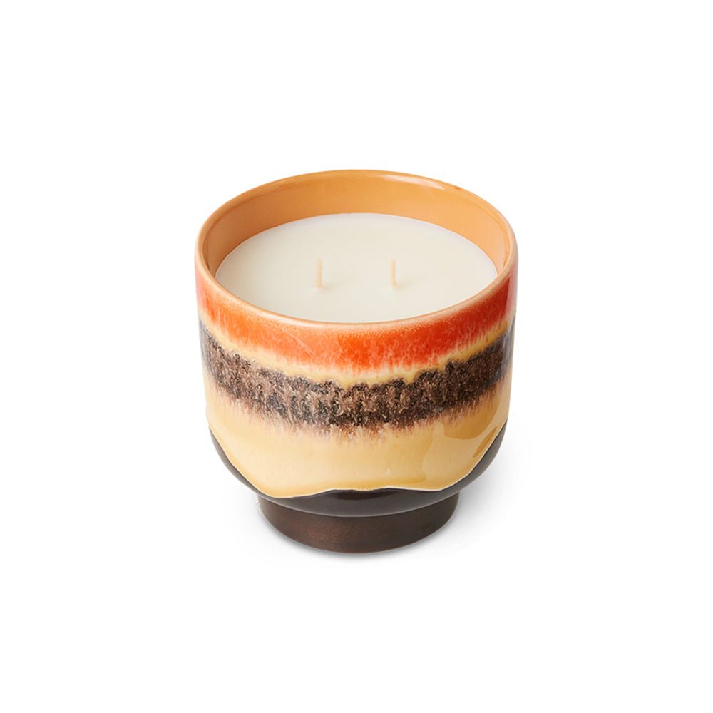 70s Ceramics: Scented Candle - Tulum