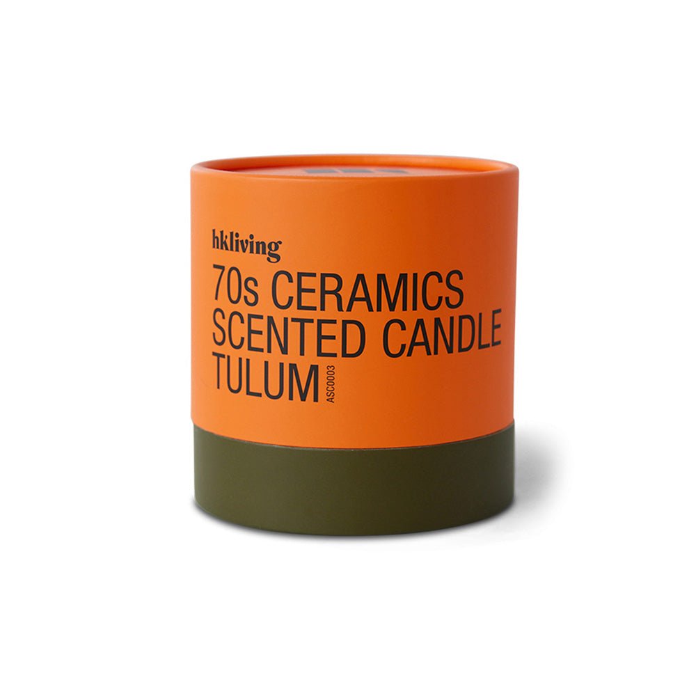 70s Ceramics: Scented Candle - Tulum
