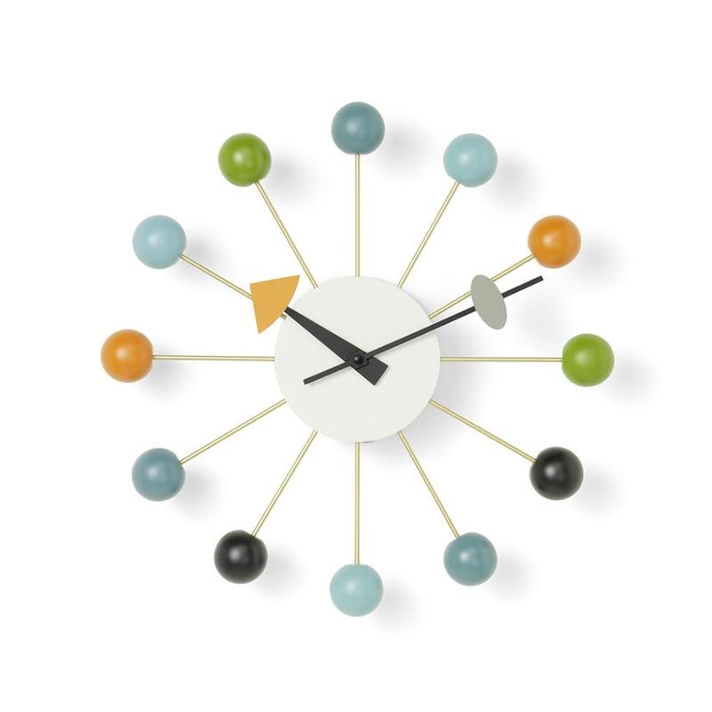 Ball Wall Clock Multicolor