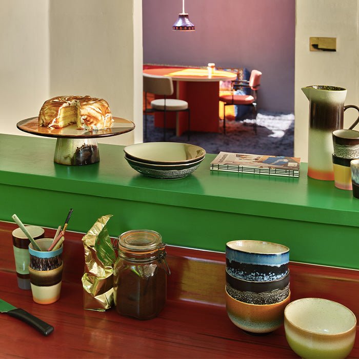 70s Ceramics Noodle Bowls Groovy (set of 4)