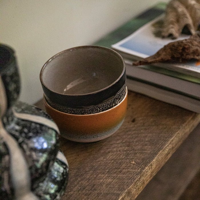 70s Ceramics Noodle Bowls Groovy (set of 4)