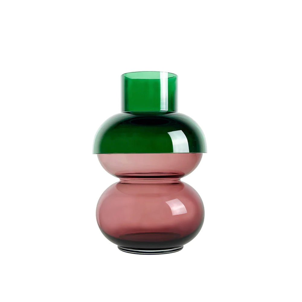 Bubble Vase Medium Pink Green