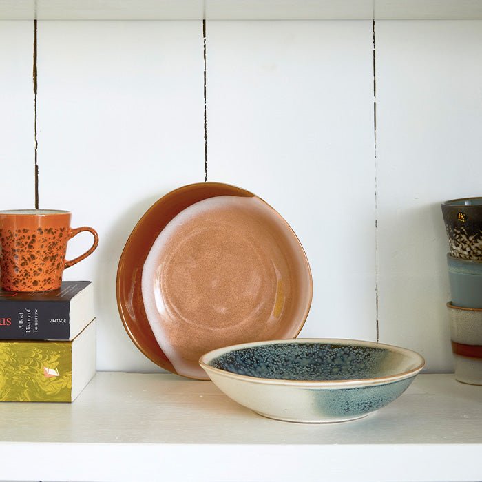 70s Ceramics Curry Bowl Hills