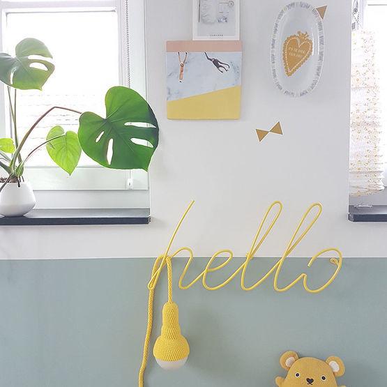 Hello Coat Rack Yellow