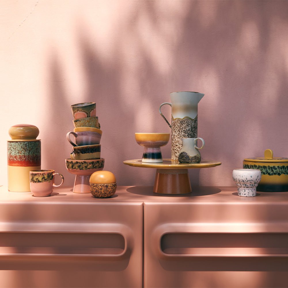 70s Ceramics Tapas Bowl On Base L Lush