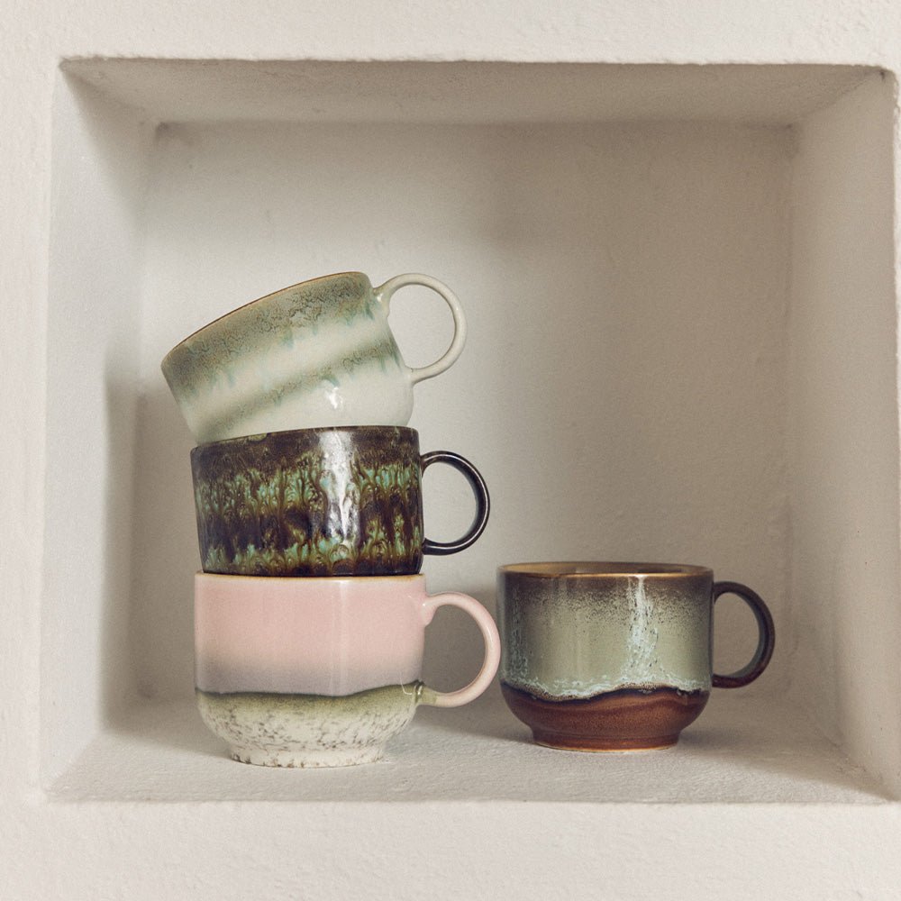 70s Ceramics: Tea Cups - Nova (set de 2)