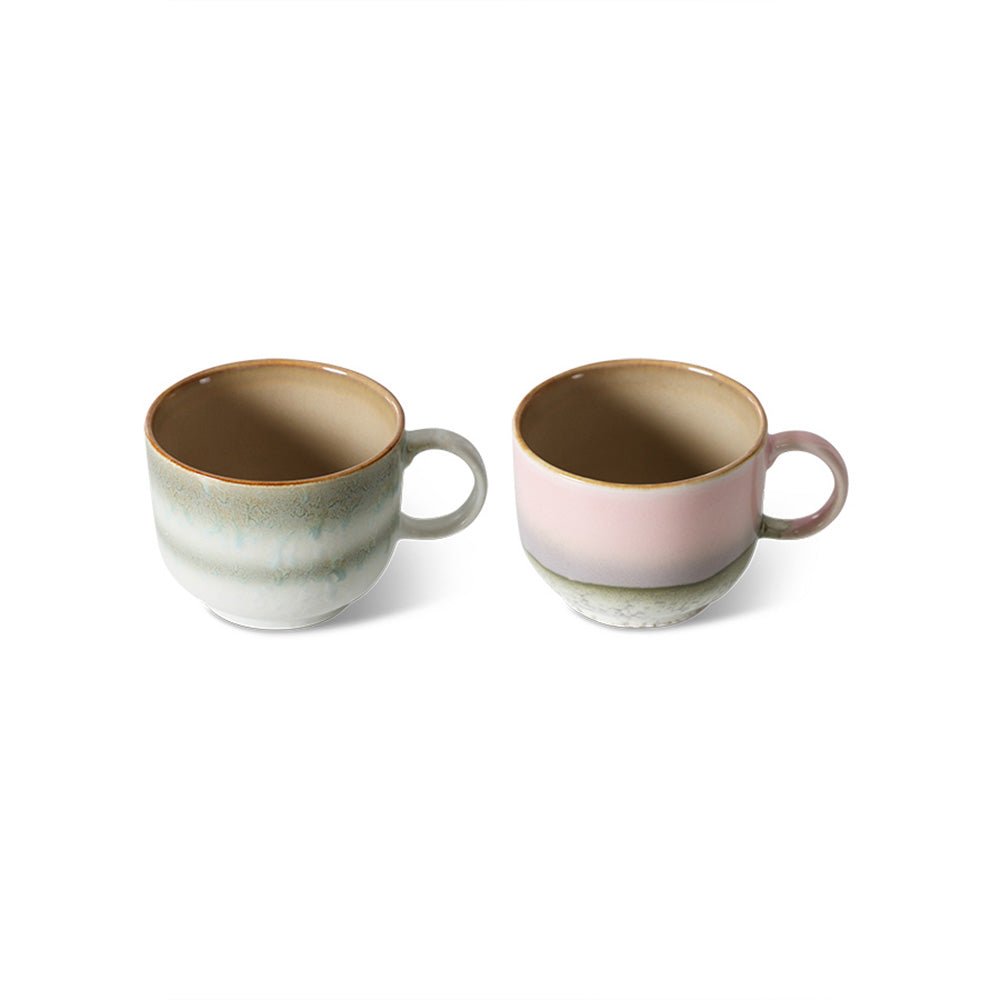 70s Ceramics: Tea Cups - Nova (set de 2)