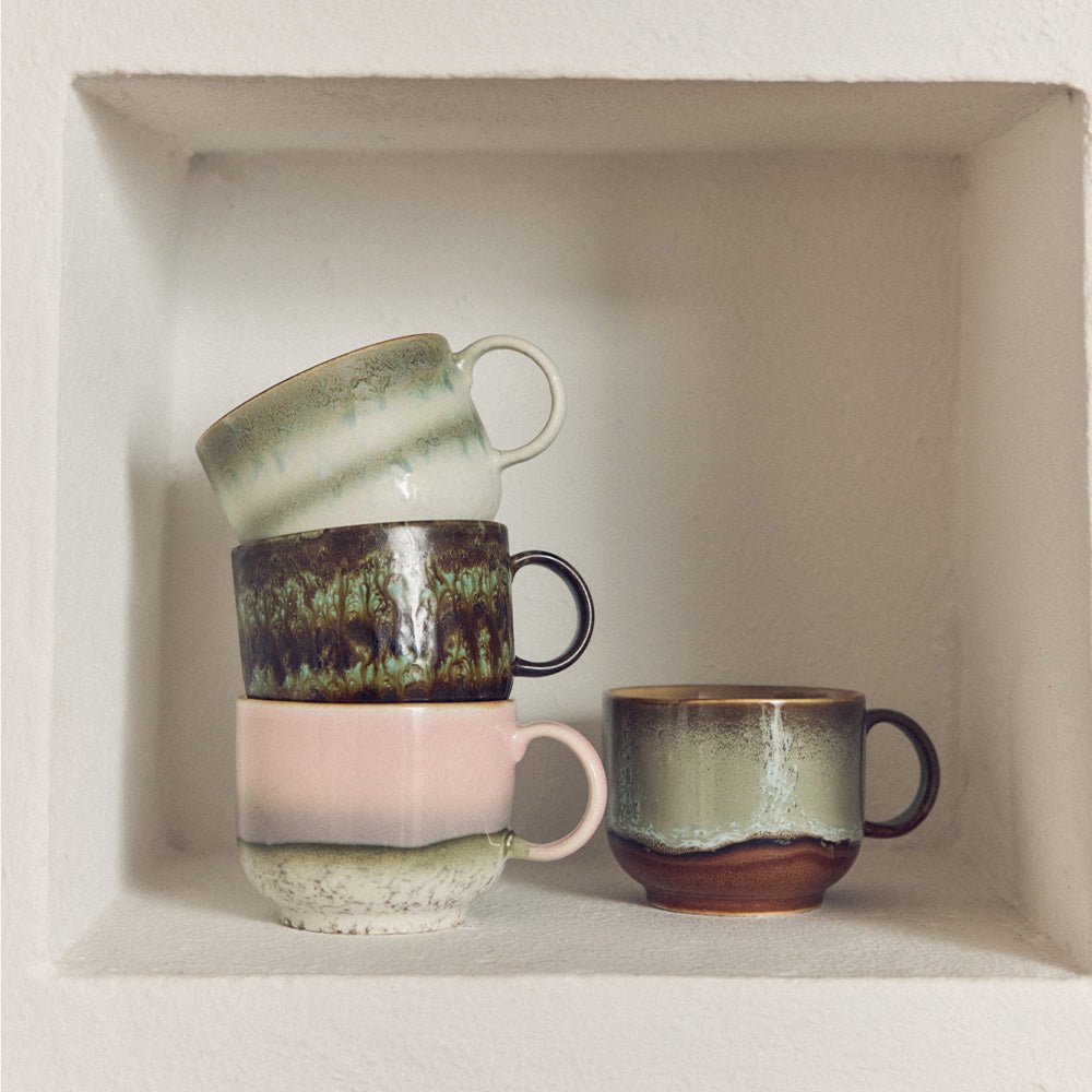 70s Ceramics: Tea Cups - Odyssey (set de 2)