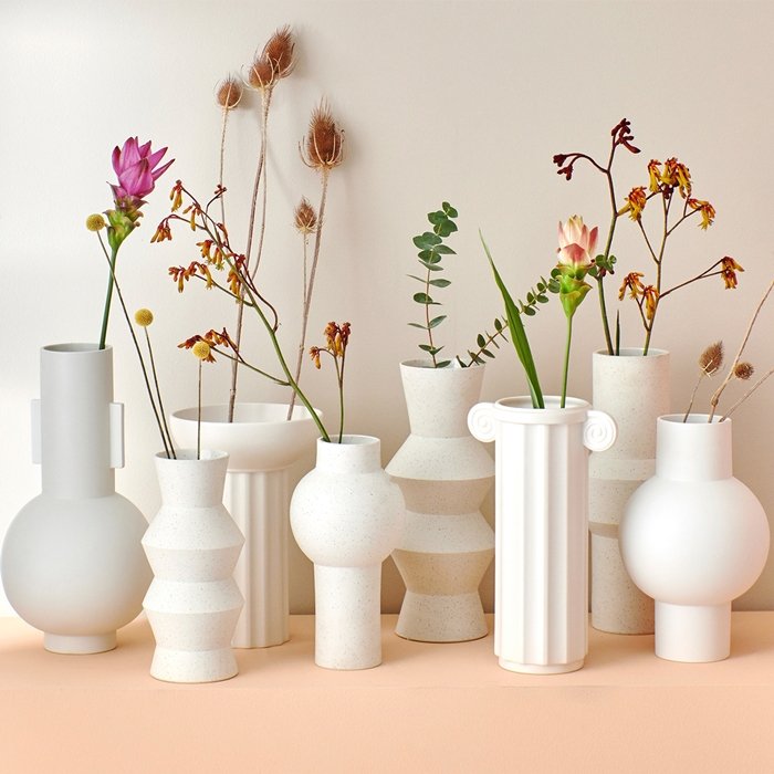 Matt White Vase M