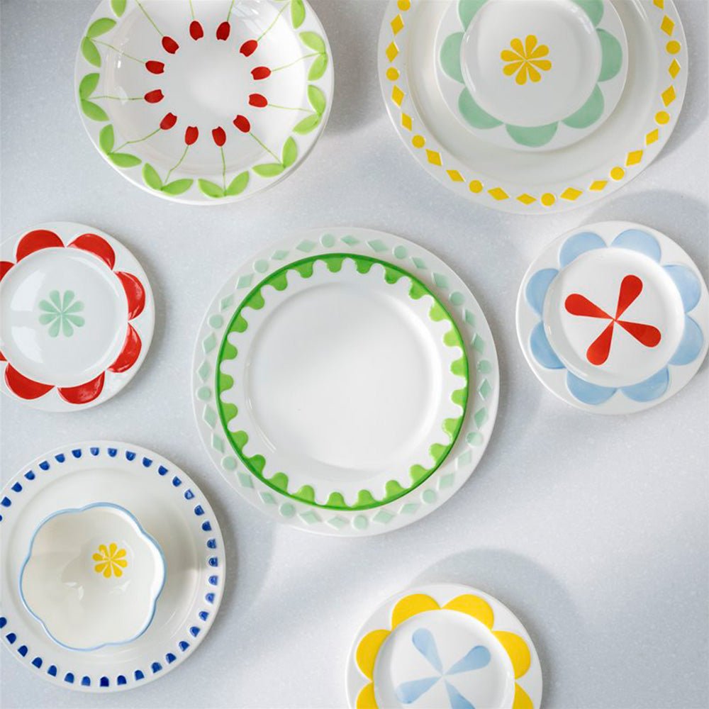 Plate Folk Small (set of 4)