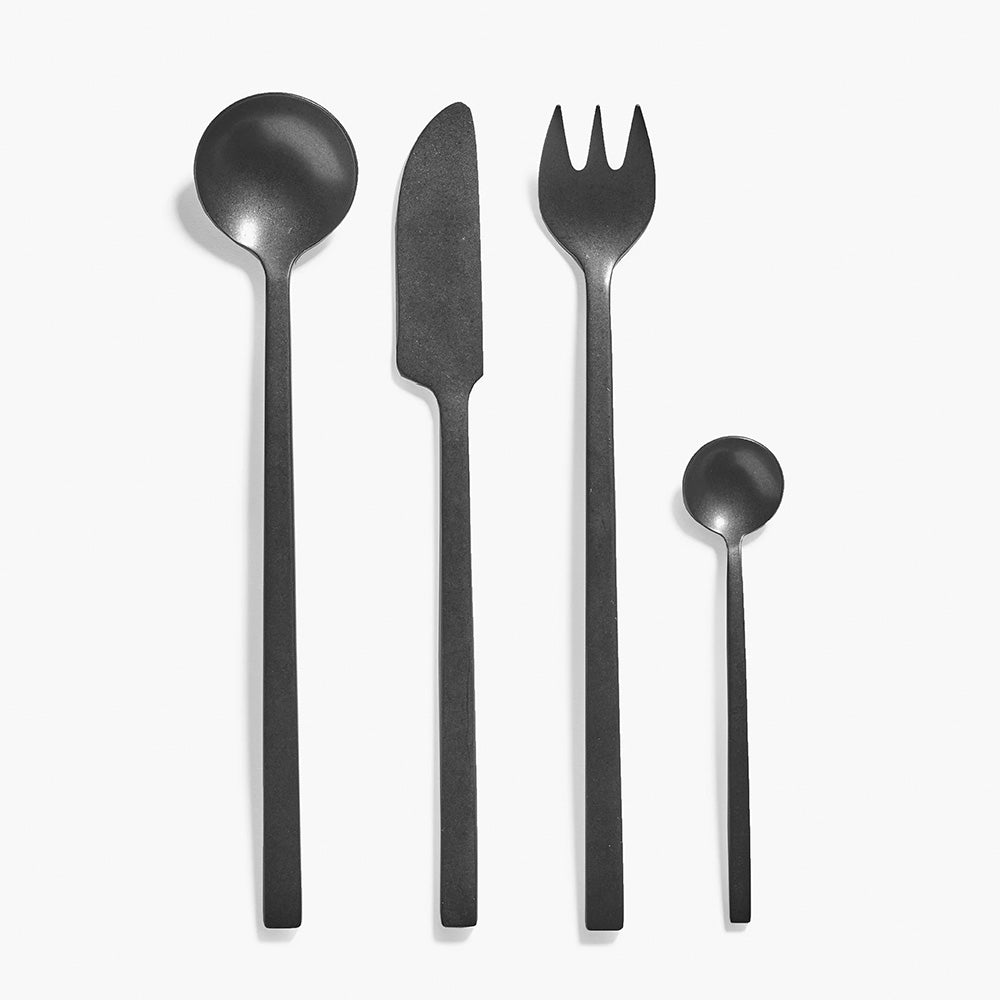 Black La Mère Cutlery Set (24 pieces)