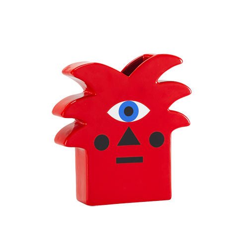 Vase Red Palm by Marco Oggian